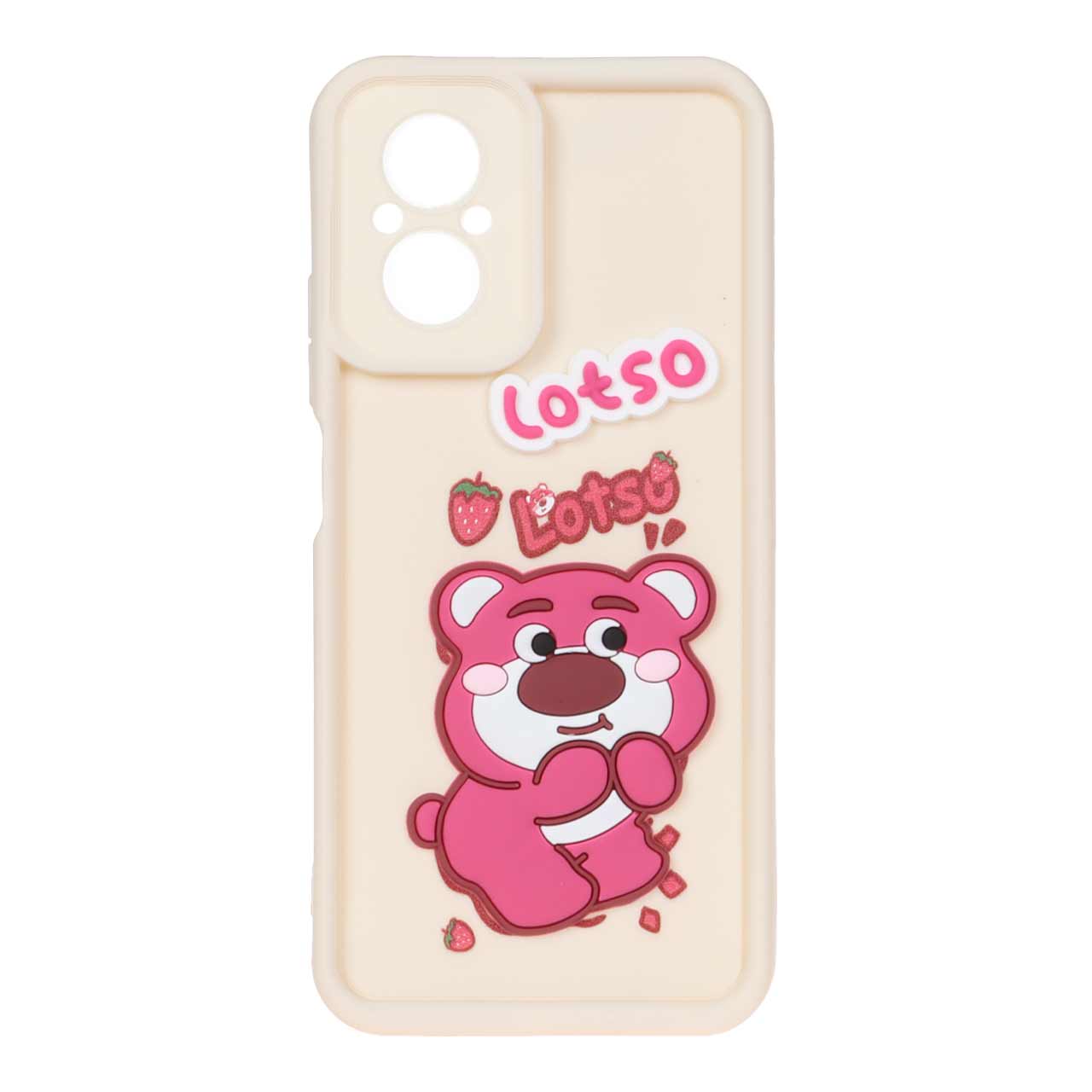 قاب Solid Case عروسکی برجسته Realme C67 4G - کرم کد 2